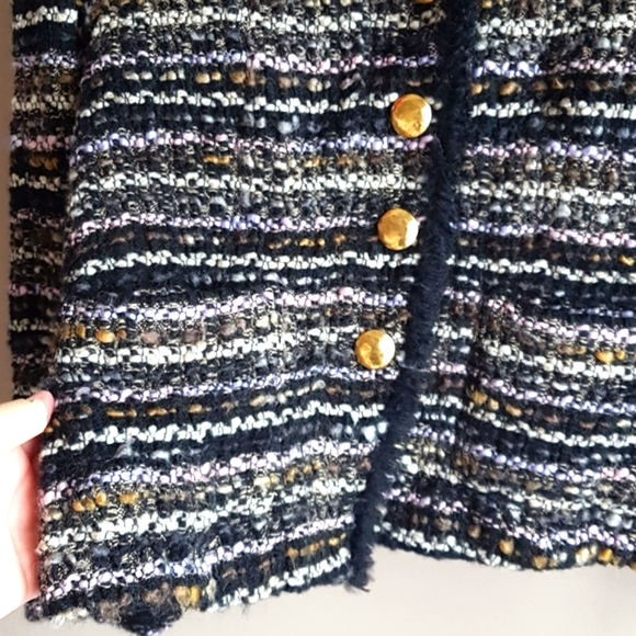 SONIA BOGNER Germany Boucle Tweed Jacket Size 38 or 8 - Picture 5 of 10